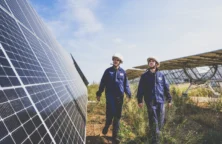 ntervention de maintenance sur un site Eolien(©TotalEnergies)