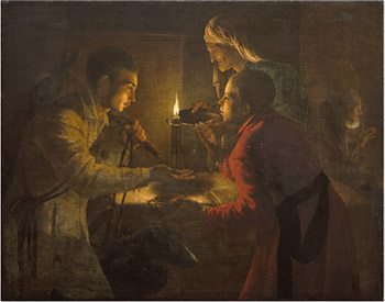 Esaü vendant son droit d’aînesse, toile de Hendrick Ter Brugghen